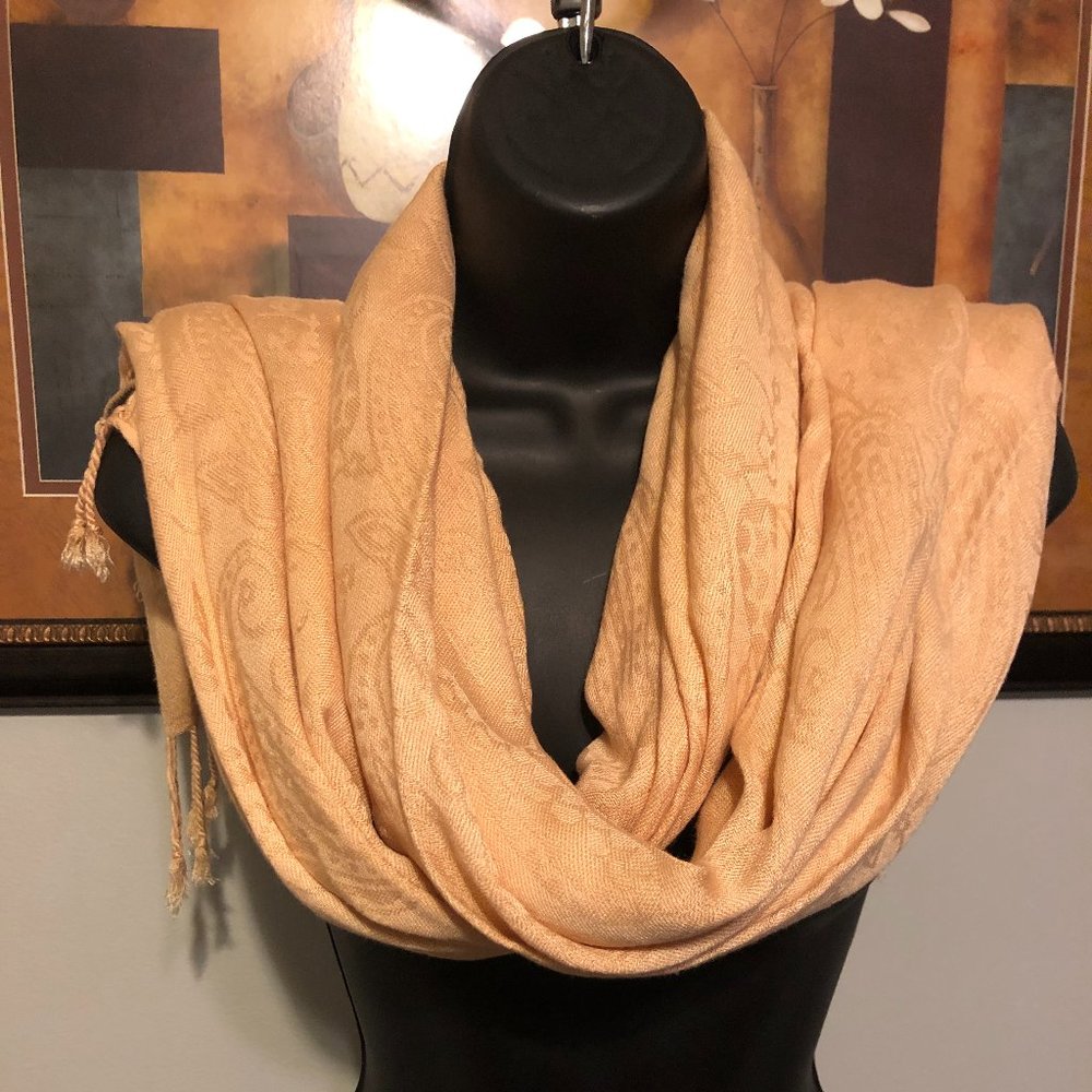 Women's Yellow Wrap Scarf